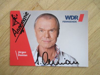 WDR Fernsehmoderator Jürgen Domian - handsigniertes Autogramm!!