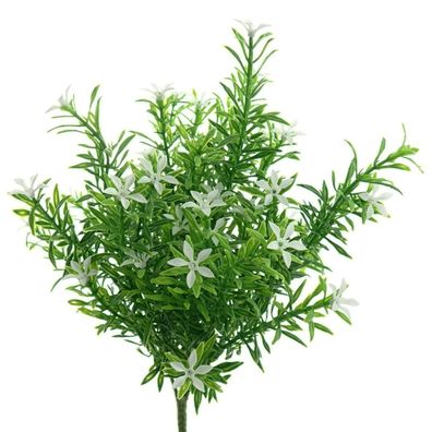 GASPER Sternblütenbusch Weiß 33 cm - Kunstpflanzen