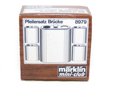 Märklin mini-club 8979 - 5 x Brückenpfeiler 40 mm - Spur Z 1:220 - Originalverpackung