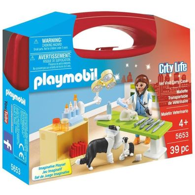 Playm. Mitnehm-Tierarzt 5653 - Playmobil 5653 - (Spielwaren / Playmobil / LEGO)