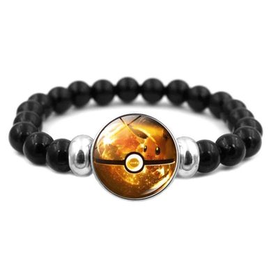 Pokemon Evoli Perlenarmbänder Armband Anime Pokémon Armbänder Poke Ball Schmuck