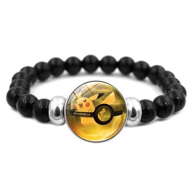 Pokemon Pikachu Perlenarmbänder Armband Anime Pokémon Armbänder Poke Ball Schmuck
