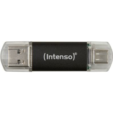Intenso USB 128GB TWIST LINE bk 3.0 Interface USB 3.2 Gen 1 USB-C und USB-A ...