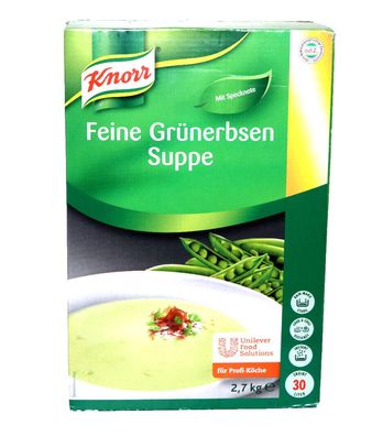 Knorr Feine Grünerbsen Suppe 2,7 KG MHD 10/24 16993