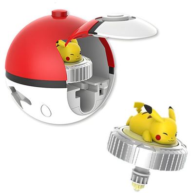 Pikachu Pokéball Poké Balls Pokémon-Kampfspitze Figur Pokemon Spielzeug mit Drehung