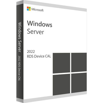 Microsoft Windows Server 2022 (RDS) Remote Desktop Services - 50 Device CALs