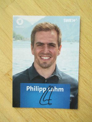 DFB Nationalspieler Bayern München Philipp Lahm - handsigniertes Autogramm!!!