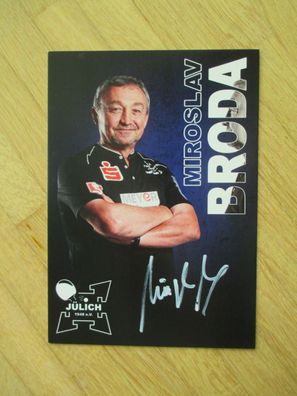 Tischtennis Bundesliga TTC Jülich Saison 23/24 Miroslav Broda - handsign. Autogramm!!