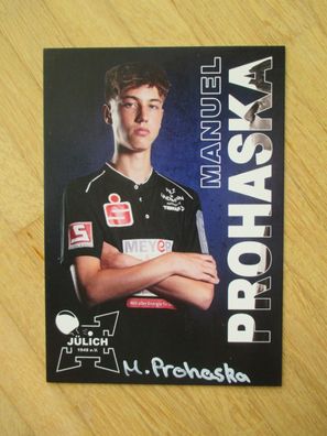 Tischtennis Bundesliga TTC Jülich Saison 23/24 Manuel Prohaska - handsign. Autogramm!