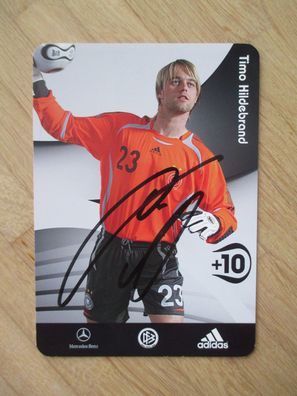 DFB Fußball Nationalspieler Timo Hildebrand handsigniertes Autogramm!!!