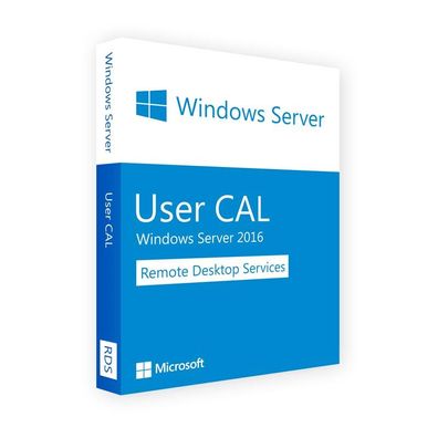 Microsoft Windows Server 2016 (RDS) Remote Desktop Services - 50 User CALs