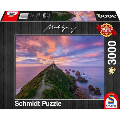 SSP Puzzle Nugget Point Lighthouse 3000 59348 - Schmidt Spiele 59348 - (Spielwar...