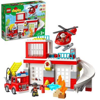 LEGO DUPLO Feuerwehrwache + Hubschrauber 10970 - LEGO 10970 - (Spielwaren / Playm...