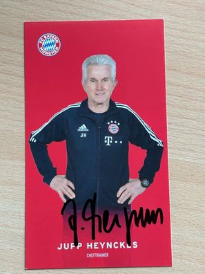 Jupp Heynckes - FC Bayern München - Autogrammkarte original signiert - #S2472