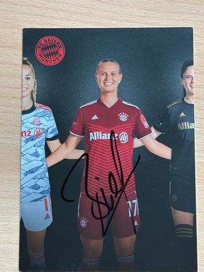 Klara Bühl - FC Bayern München - Autogrammkarte original signiert - #S2477