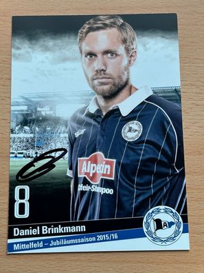 Daniel Brinkmann - Arminia Bielefeld - Autogrammkarte original signiert - #S2425