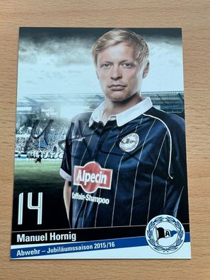 Manuel Hornig - Arminia Bielefeld - Autogrammkarte original signiert - #S2432