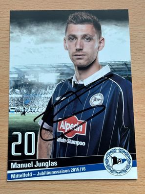 Manuel Junglas - Arminia Bielefeld - Autogrammkarte original signiert - #S2418