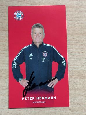 Peter Hermann - FC Bayern München - Autogrammkarte original signiert - #S2474