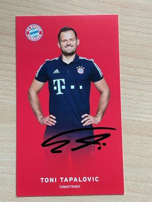 Toni Tapalovic - FC Bayern München - Autogrammkarte original signiert - #S2474