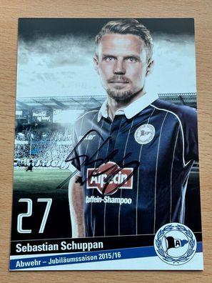 Sebastian Schuppan - Arminia Bielefeld - Autogrammkarte original signiert-#S2430