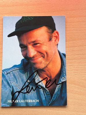 Heiner Lauterbach Autogrammkarte original signiert #S2742