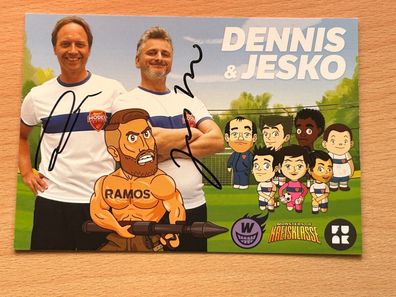 Dennis & Jesko Autogrammkarte original signiert #S2718