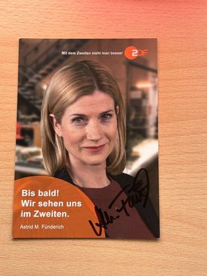 Astrid M. Fünderich Autogrammkarte original signiert #S2737