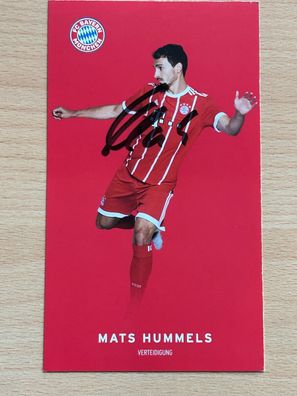 Mats Hummels - FC Bayern München - Autogrammkarte original signiert - #S2450