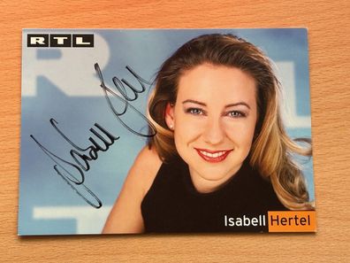 Isabell Hertel Autogrammkarte original signiert #S2719