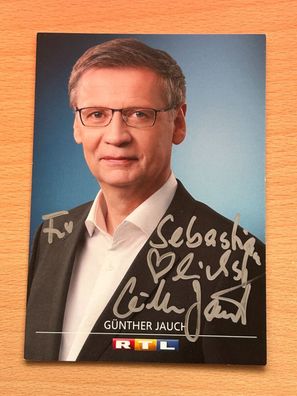 Günther Jauch Autogrammkarte original signiert #S2698