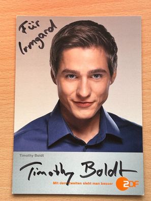 Timothy Boldt Autogrammkarte original signiert #S2706