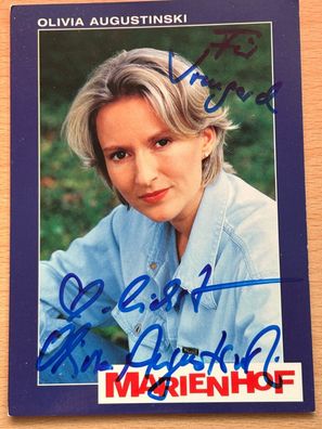 Olivia Augustinski Marienhof Autogrammkarte original signiert #S2700