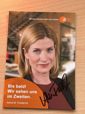 Astrid M. Fünderich Autogrammkarte original signiert #S2676