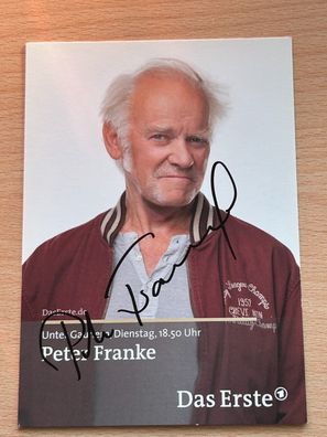 Peter Franke Unter Gaunern Autogrammkarte original signiert #S2671