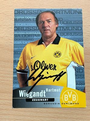 Hartmut Wiegandt - Borussia Dortmund - Autogrammkarte original signiert - #S2362