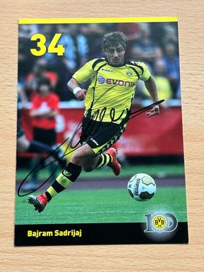 Bajram Sadrijaj - Borussia Dortmund - Autogrammkarte original signiert - #S2373