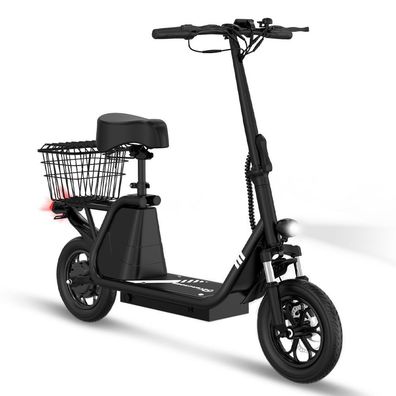 E-scooter mit sitz 36V 10.4AH Elektroscooter Für Erwachsene 12Zoll Faltbarer Elektror