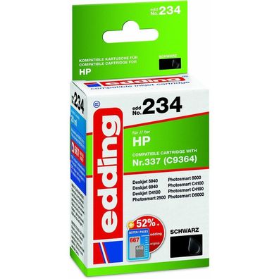 edding EDD-234 schwarz Tintenpatrone ersetzt HP 337 (CH9364EE)