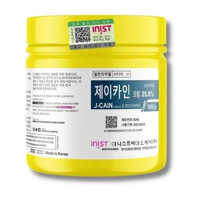 J-cain ® 25.8% micro needle numbness cream jar