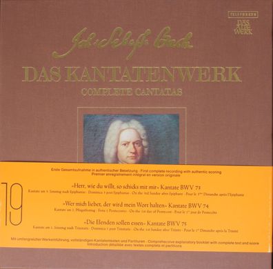Telefunken 6.35341 EX - Das Kantatenwerk (Complete Cantatas) BWV 73-75 – Vol.