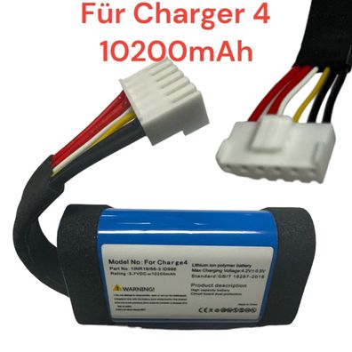 HX Akku Batterie 10200mAh für JBL Charge 4, Charge 4BLK, Charge 4J Neu 1INR19/66
