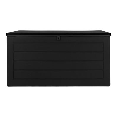 Dubrovnik Cushion Box - Kissenbox, Kunststoff, schwarz, 146,5x61x64,5 cm, 490 L,