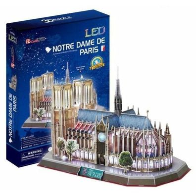 Cubicfun Beleuchtetes 3D-Puzzle Notre Dame 149 Teile