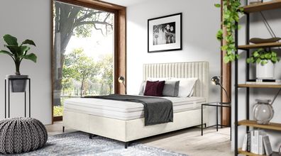 Designer Bett Doppelbett Luxus Schlafzimmer Polsterbett 160x200cm Modern Stil