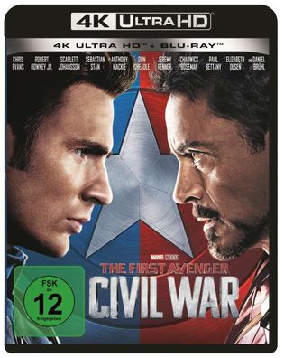 First Avenger: Civil War (UHD) Min: 147DD5.1WS 4K Ultra - Disney - (Ultra HD Blu-r