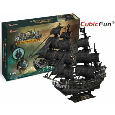 Cubicfun 3D-Puzzle Segelschiff Queen Anne's Revenge 328 Teile