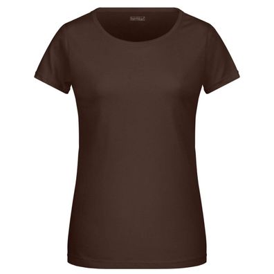 Basic Damen T-Shirt - brown 108 M