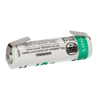 Lithium 3,6V Batterie LS14500 AA-Zelle Lötfahne U-Form