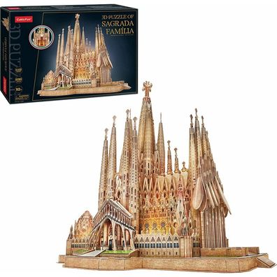 Cubicfun Beleuchtetes 3D-Puzzle Sagrada Família 696 Teile